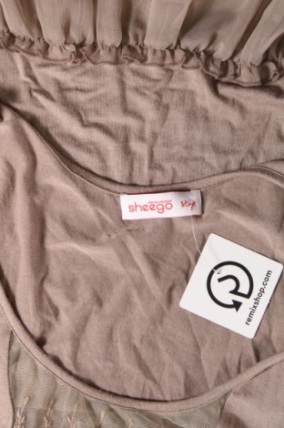 Γυναικείο αμάνικο μπλουζάκι Sheego, Μέγεθος M, Χρώμα  Μπέζ, Τιμή 3,78 €
