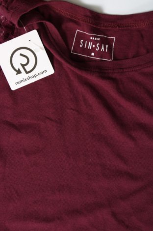 Tricou de damă Sinsay, Mărime M, Culoare Mov, Preț 30,14 Lei