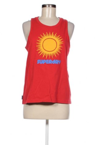 Γυναικείο αμάνικο μπλουζάκι Superdry, Μέγεθος M, Χρώμα Κόκκινο, Τιμή 17,53 €
