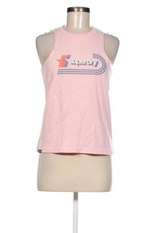 Γυναικείο αμάνικο μπλουζάκι Superdry, Μέγεθος M, Χρώμα Ρόζ , Τιμή 17,53 €