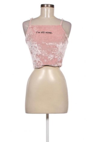 Γυναικείο αμάνικο μπλουζάκι Tally Weijl, Μέγεθος S, Χρώμα Ρόζ , Τιμή 3,59 €