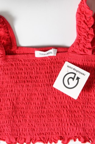 Γυναικείο αμάνικο μπλουζάκι Terranova, Μέγεθος L, Χρώμα Κόκκινο, Τιμή 3,40 €