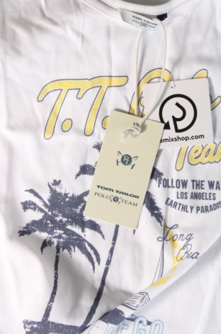 Γυναικείο αμάνικο μπλουζάκι Tom Tailor, Μέγεθος M, Χρώμα Λευκό, Τιμή 5,91 €