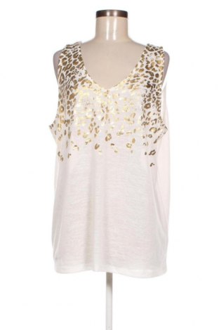 Γυναικείο αμάνικο μπλουζάκι Tu, Μέγεθος 3XL, Χρώμα Λευκό, Τιμή 4,82 €
