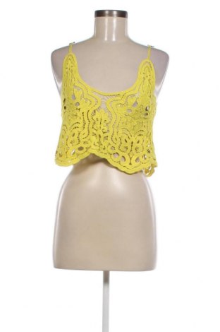 Γυναικείο αμάνικο μπλουζάκι Undiz, Μέγεθος S, Χρώμα Κίτρινο, Τιμή 5,75 €