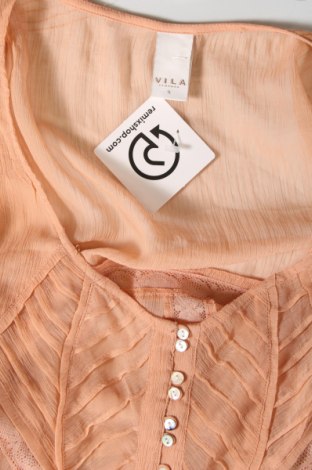Γυναικείο αμάνικο μπλουζάκι VILA, Μέγεθος S, Χρώμα  Μπέζ, Τιμή 2,89 €