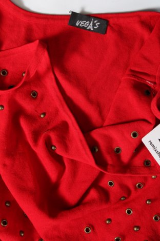 Γυναικείο αμάνικο μπλουζάκι Vegas, Μέγεθος S, Χρώμα Κόκκινο, Τιμή 8,04 €
