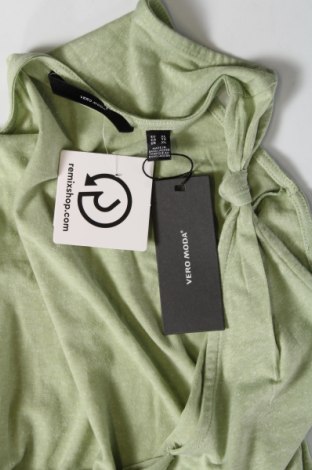 Γυναικείο αμάνικο μπλουζάκι Vero Moda, Μέγεθος XL, Χρώμα Πράσινο, Τιμή 5,27 €