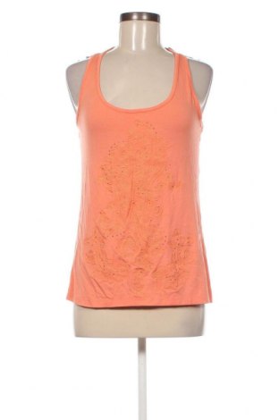 Γυναικείο αμάνικο μπλουζάκι With Love, Μέγεθος M, Χρώμα Πορτοκαλί, Τιμή 3,78 €