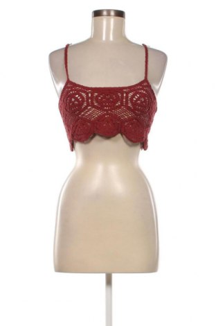 Γυναικείο αμάνικο μπλουζάκι Zara, Μέγεθος S, Χρώμα Κόκκινο, Τιμή 5,94 €