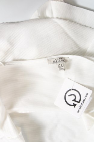 Γυναικείο αμάνικο μπλουζάκι Zara Trafaluc, Μέγεθος M, Χρώμα Λευκό, Τιμή 6,02 €