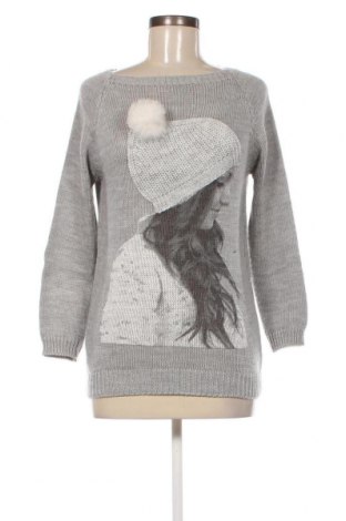 Дамски пуловер, Размер M, Цвят Сив, Цена 11,31 лв.