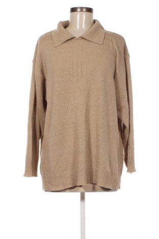 Дамски пуловер, Размер XXL, Цвят Бежов, Цена 7,25 лв.