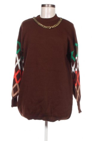 Дамски пуловер, Размер XL, Цвят Кафяв, Цена 5,80 лв.