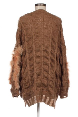 Дамски пуловер, Размер L, Цвят Кафяв, Цена 29,15 лв.