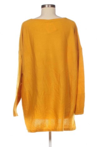 Γυναικείο πουλόβερ, Μέγεθος 4XL, Χρώμα Κίτρινο, Τιμή 17,94 €