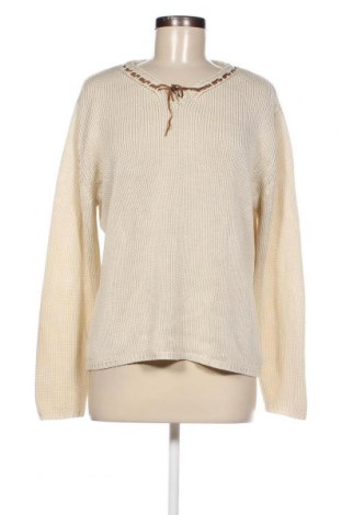 Дамски пуловер, Размер M, Цвят Екрю, Цена 10,15 лв.