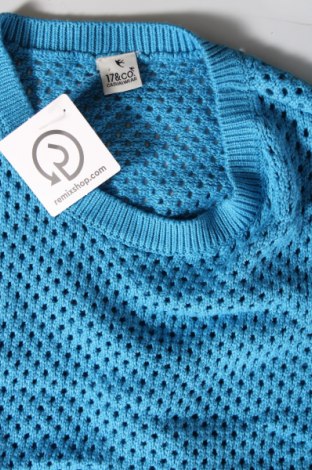 Damenpullover 17 & Co., Größe L, Farbe Blau, Preis 3,03 €