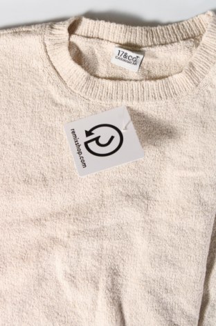 Дамски пуловер 17 & Co., Размер L, Цвят Бежов, Цена 8,70 лв.