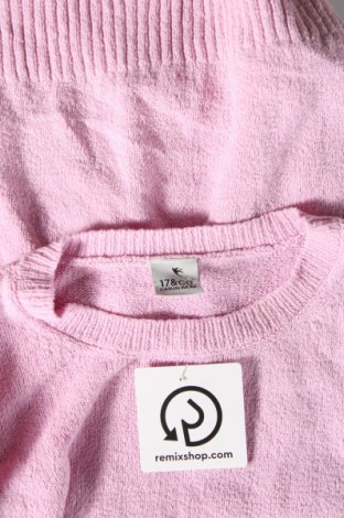 Γυναικείο πουλόβερ 17 & Co., Μέγεθος L, Χρώμα Ρόζ , Τιμή 5,38 €