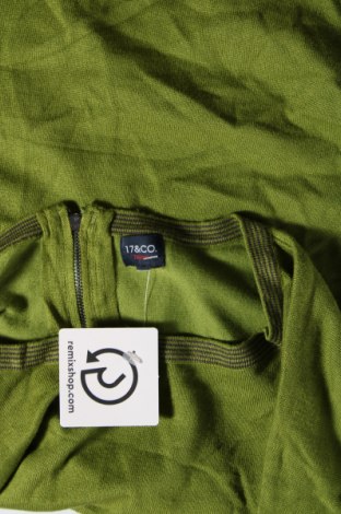 Дамски пуловер 17 & Co., Размер M, Цвят Зелен, Цена 29,00 лв.