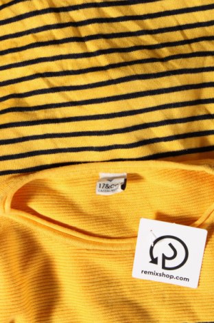 Γυναικείο πουλόβερ 17 & Co., Μέγεθος L, Χρώμα Κίτρινο, Τιμή 6,28 €