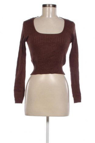 Дамски пуловер Ally, Размер L, Цвят Кафяв, Цена 6,90 лв.