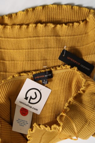 Дамски пуловер Ambiance Apparel, Размер S, Цвят Бежов, Цена 13,80 лв.