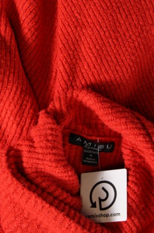 Γυναικείο πουλόβερ Amisu, Μέγεθος M, Χρώμα Κόκκινο, Τιμή 4,45 €