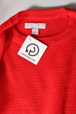 Дамски пуловер Amisu, Размер M, Цвят Червен, Цена 8,70 лв.