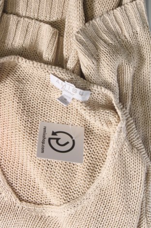 Γυναικείο πουλόβερ Amisu, Μέγεθος M, Χρώμα  Μπέζ, Τιμή 5,38 €