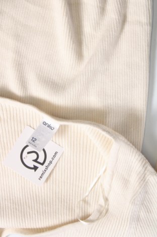 Дамски пуловер Anko, Размер M, Цвят Бял, Цена 7,54 лв.