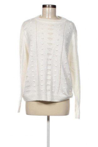 Γυναικείο πουλόβερ Beloved, Μέγεθος L, Χρώμα Λευκό, Τιμή 8,01 €