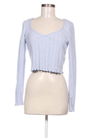Γυναικείο πουλόβερ Bershka, Μέγεθος L, Χρώμα Μπλέ, Τιμή 10,67 €