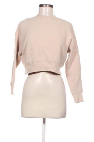 Γυναικείο πουλόβερ Bershka, Μέγεθος S, Χρώμα  Μπέζ, Τιμή 8,97 €
