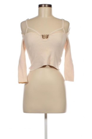 Γυναικείο πουλόβερ Bershka, Μέγεθος S, Χρώμα  Μπέζ, Τιμή 12,80 €