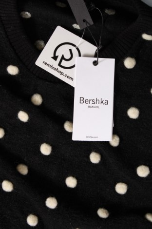 Дамски пуловер Bershka, Размер L, Цвят Черен, Цена 25,22 лв.