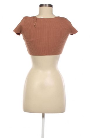 Pulover de femei Bershka, Mărime XS, Culoare Maro, Preț 14,31 Lei