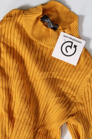 Дамски пуловер Bershka, Размер M, Цвят Жълт, Цена 29,00 лв.