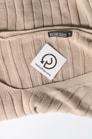 Γυναικείο πουλόβερ Blind Date, Μέγεθος S, Χρώμα  Μπέζ, Τιμή 6,28 €