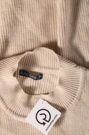 Дамски пуловер Blind Date, Размер M, Цвят Бежов, Цена 10,15 лв.