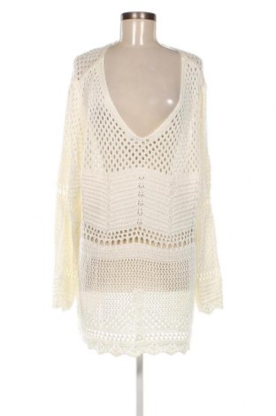Γυναικείο πουλόβερ Body Flirt, Μέγεθος 3XL, Χρώμα Λευκό, Τιμή 17,94 €