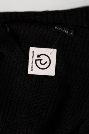 Γυναικείο πουλόβερ Boohoo, Μέγεθος L, Χρώμα Μαύρο, Τιμή 2,87 €