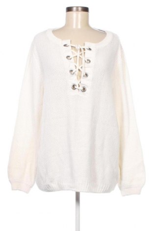 Γυναικείο πουλόβερ Bpc Bonprix Collection, Μέγεθος XL, Χρώμα Λευκό, Τιμή 10,76 €