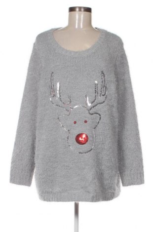 Дамски пуловер Bpc Bonprix Collection, Размер XXL, Цвят Сив, Цена 14,79 лв.