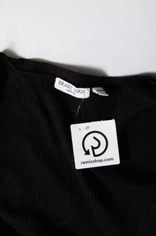 Γυναικείο πουλόβερ Brave Soul, Μέγεθος L, Χρώμα Μαύρο, Τιμή 6,34 €