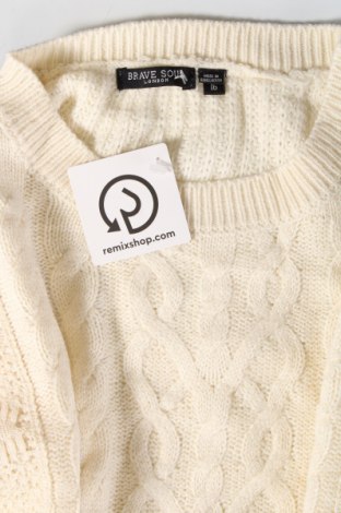 Γυναικείο πουλόβερ Brave Soul, Μέγεθος XL, Χρώμα  Μπέζ, Τιμή 13,69 €