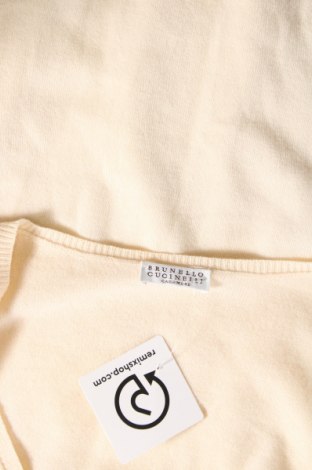 Γυναικείο πουλόβερ Brunello Cucinelli, Μέγεθος S, Χρώμα Εκρού, Τιμή 91,72 €