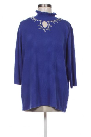 Дамски пуловер CASHMASOFT, Размер XXL, Цвят Син, Цена 93,00 лв.
