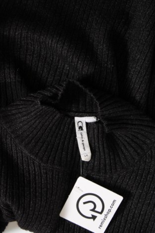 Γυναικείο πουλόβερ Cable & Gauge, Μέγεθος L, Χρώμα Μαύρο, Τιμή 14,83 €
